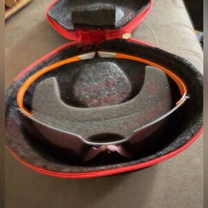 Specialized orange Arc titanium cycling glasses